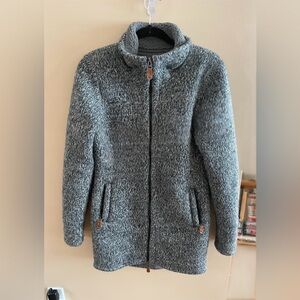 Bench Charcoal Teddy Jacket.  Size Medium